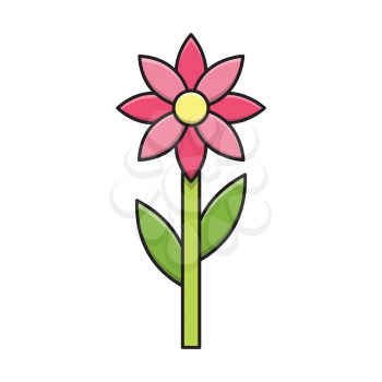 Royalty-Free Clipart Image Of A Flower