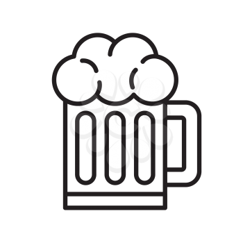 Royalty-free Clipart Image of a Beer Mug