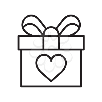 Royalty-free Clipart Image of a Gift Box