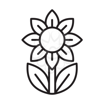 Royalty-free Clipart Image of a Flower