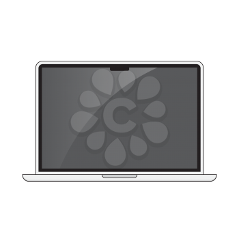 Royalty-Free Clipart Image of a Laptop