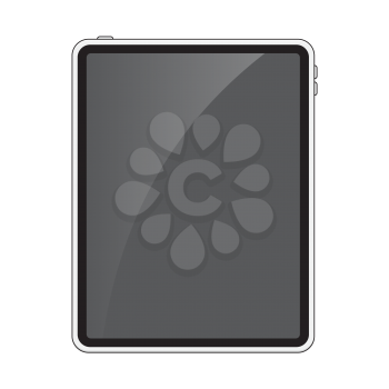 Royalty-Free Clipart Image of a Tablet
