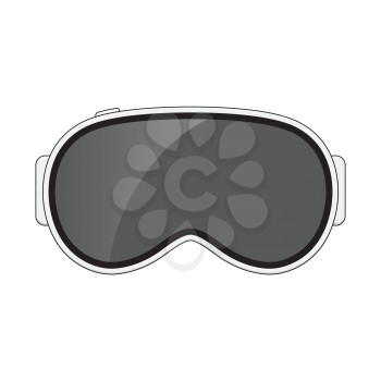 Royalty-free Clipart Image of a Virtual Reality Headset