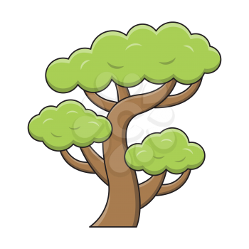 Royalty-Free Clipart Image of a Tree