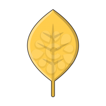 Royalty-Free Clipart Image of a Leaf