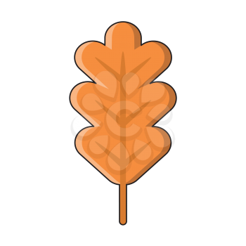 Royalty-Free Clipart Image of a Leaf