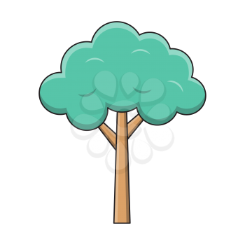 Royalty-Free Clipart Image of a Tree