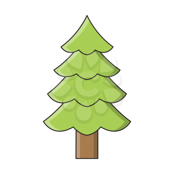 Royalty-Free Clipart Image of a Tree