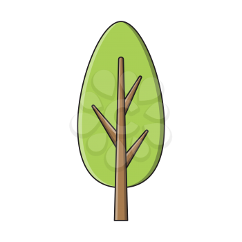 Royalty-Free Clipart Image of a Tree