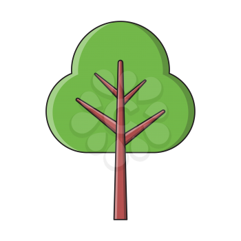 Royalty-Free Clipart Image of a Tree