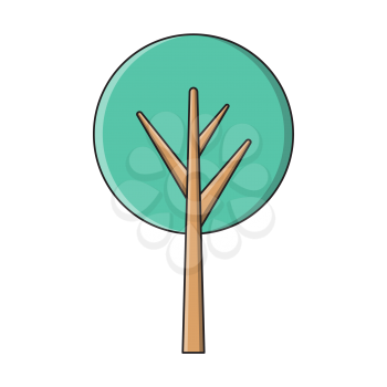 Royalty-Free Clipart Image of a Tree