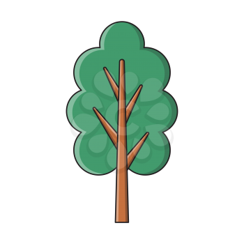Royalty-Free Clipart Image of a Tree