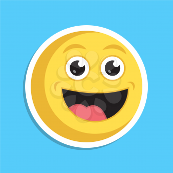 Royalty-Free Clipart Image of an Emoji