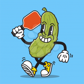 Royalty-Free Clipart Image for Pickleball