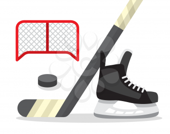 Royalty-free Clipart with Hockey Equipment