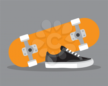 Royalty-Free Clipart Image for Skateboarding 