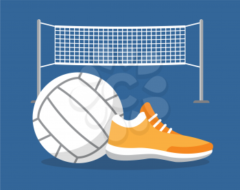 Royalty-Free Clipart Image for Volleyball