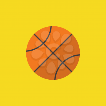 Royalty-free Clipart Image of a Basketball