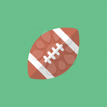 Royalty-Free Clipart Image of a Football