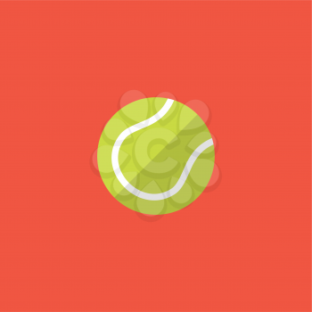 Royalty-free Clipart Image of a Tennis Ball