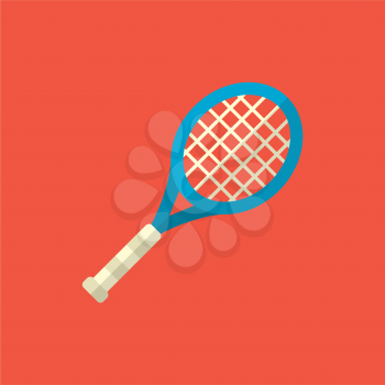Royalty-free Clipart Image of a Tennis Racket