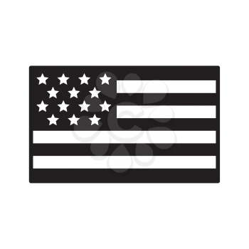 Royalty-Free Clipart Image of an American Flag
