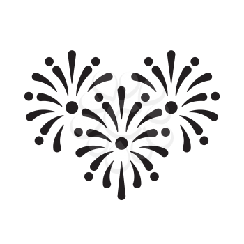 Royalty-Free Clipart Image of Fireworks