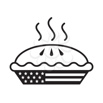 Royalty-free Clipart Image of Apple Pie