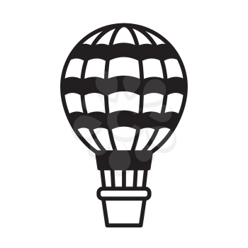 Royalty-Free Clipart Image of a Hot Air Balloon