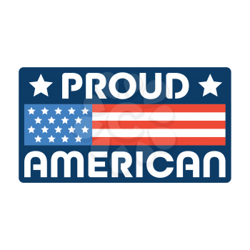 Royalty-Free Clipart Image - Proud American
