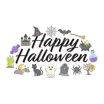 Royalty-free Clipart design for Halloween
