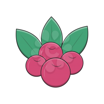 Royalty-free Clipart Image of Cranberries