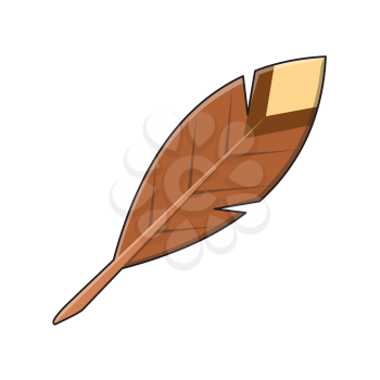 Royalty-free Clipart Image of a Feather