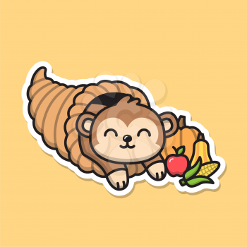 Royalty=free clipart image for Thanksgiving