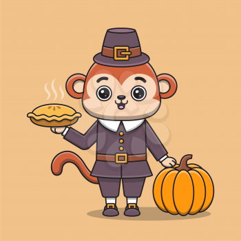 Royalty-free clipart image for Thanksgiving