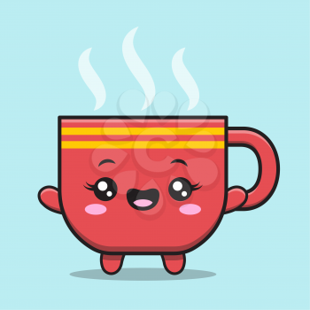 Royalty-free Clipart Image of a Mug Character