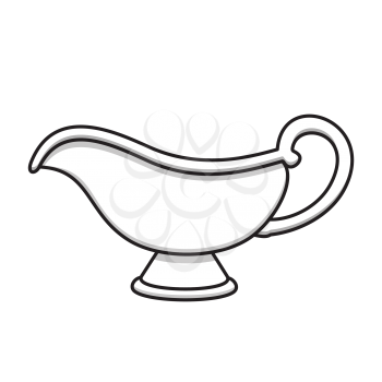 Royalty-free Clipart Image of a gravy dish