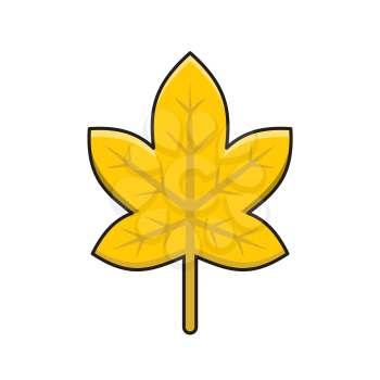 Royalty-free Clipart Image of a Leaf