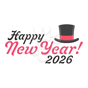Royalty-Free Clipart Image - Happy New Year 2026