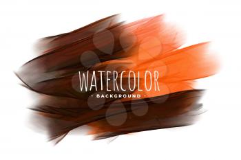 abstract orange and black watercolor texture background