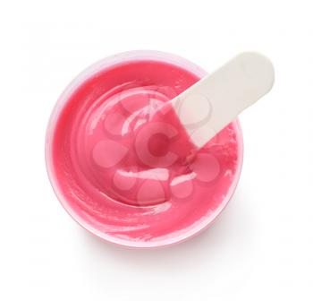 Sugaring paste for hair removal on white background�