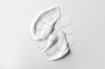 Natural cream on white background�
