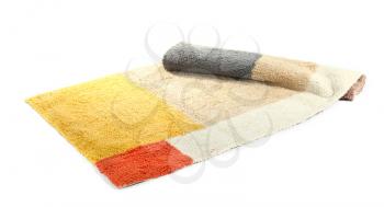 Soft carpet on white background�