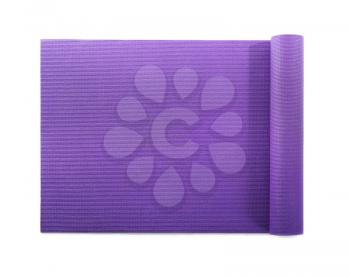 Color yoga mat on white background�