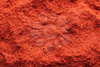 Red chili powder as background�