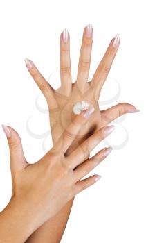 Royalty Free Photo of a Woman's Hands