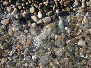 Royalty Free Photo of Wet Pebbles