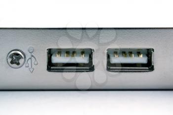 Royalty Free Photo of Two USB Ports