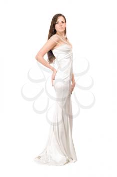 Royalty Free Photo of a Woman in a Wedding Dress