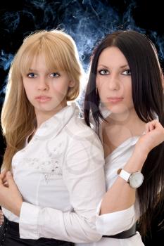 Royalty Free Photo of Two Young Women